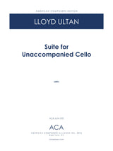 Ultan: Suite for Unaccompanied Cello