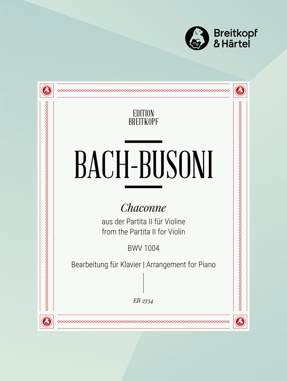 Sheet music composed by Ferruccio Busoni (1866-1924) – Ficks Music