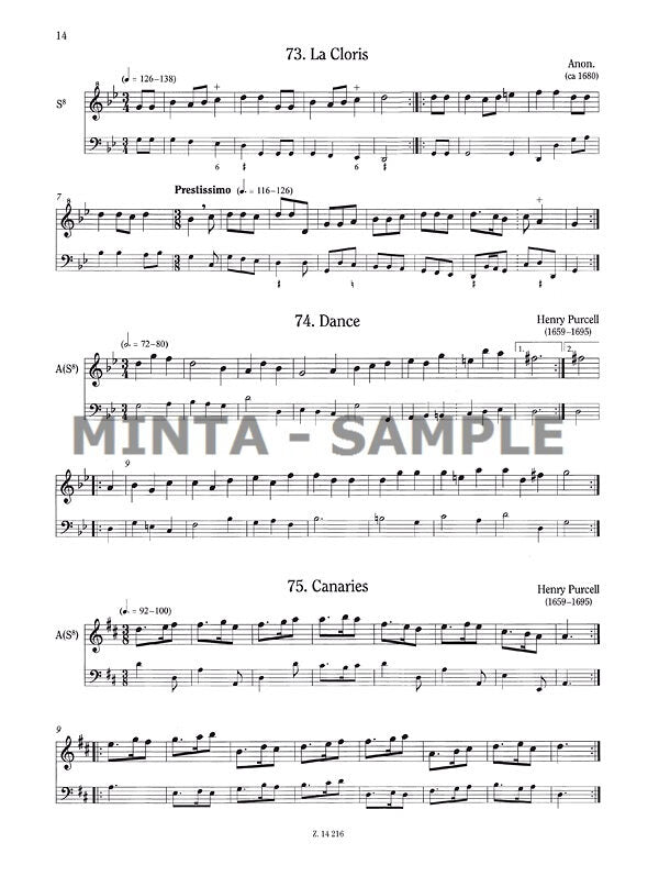Repertoire for Music Schools - Recorder Volume 1b