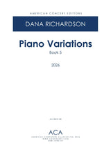 D. Richardson: Piano Variations - Book 5