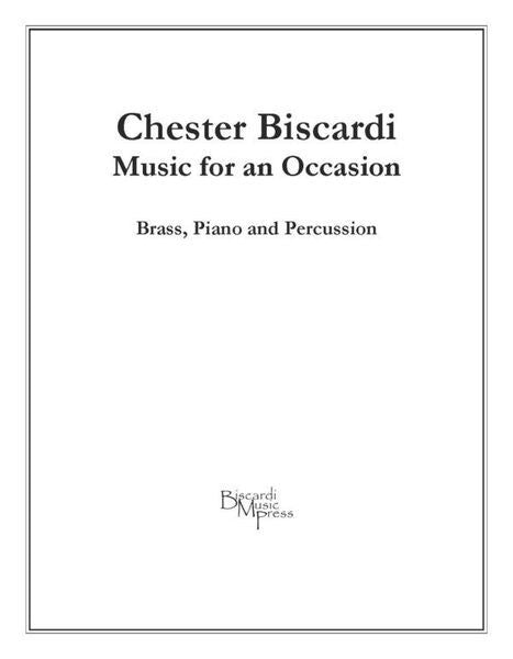 Biscardi: Music for an Occasion