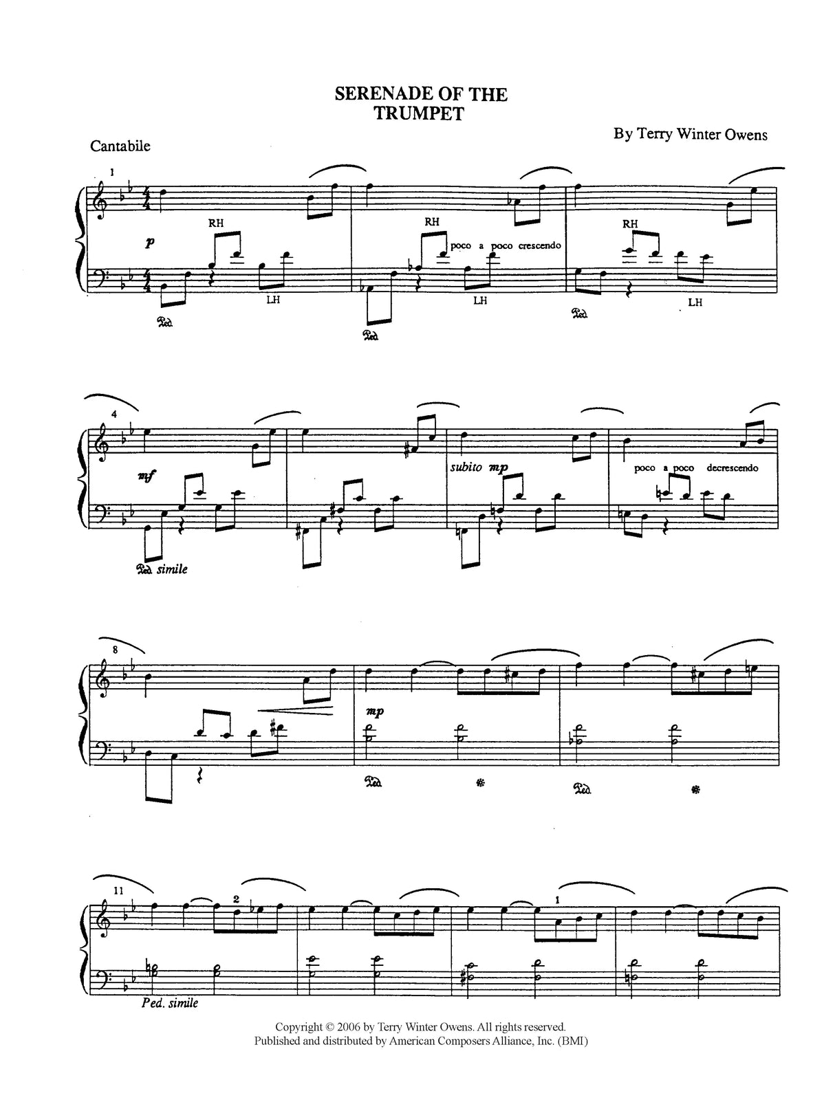 T.W. Owens: Serenades of the Instruments
