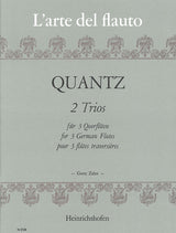 Quantz: 2 Trios for 3 Flutes