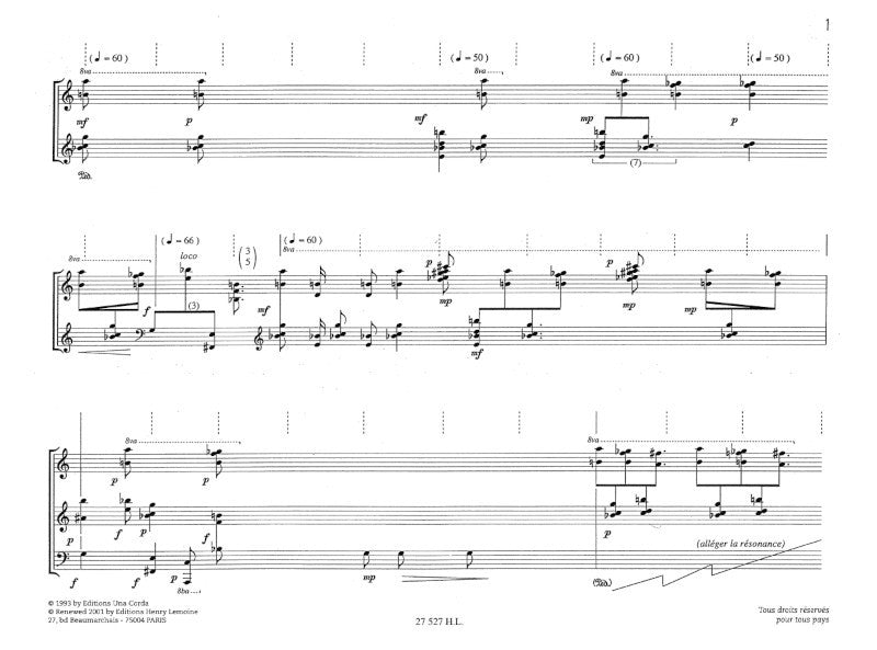 Murail: Cloches d'adieu, et un sourire...