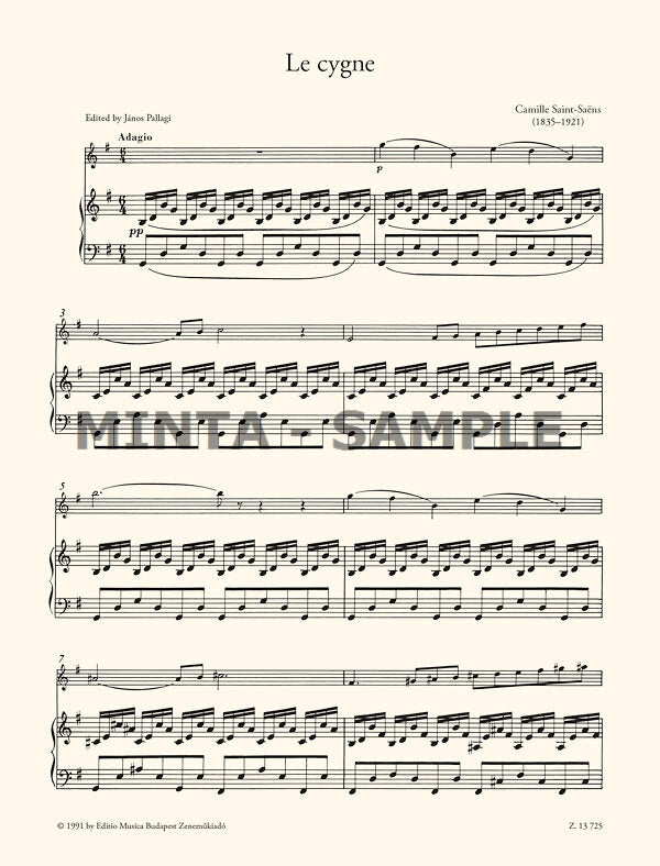 Saint-Saëns: The Swan (arr. for violin & piano)