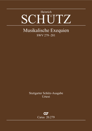 Schütz: Musikalische Exequien, SWV 279–281, Op. 7 – Ficks Music