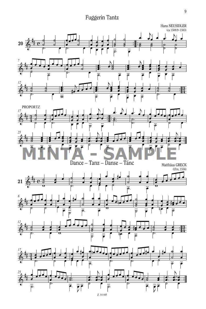 Repertoire for Music Schools - Guitar