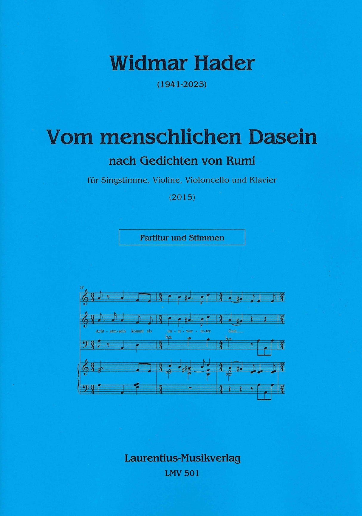 Hader: Vom menschlichen Dasein