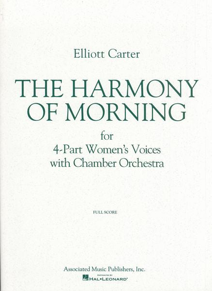 Carter: Harmony of Morning