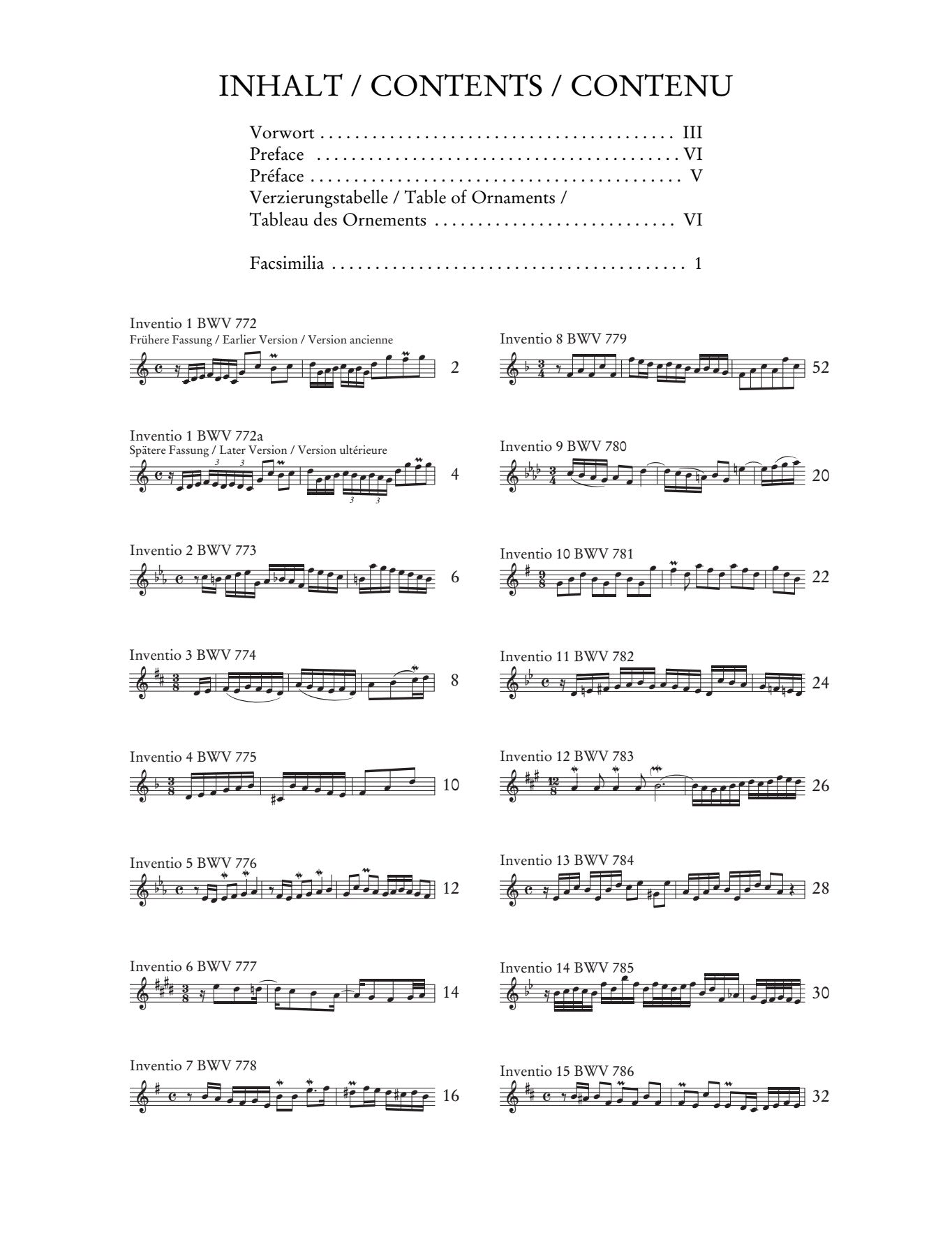 Bach: Two-Part Inventions, BWV 772-786 – Ficks Music