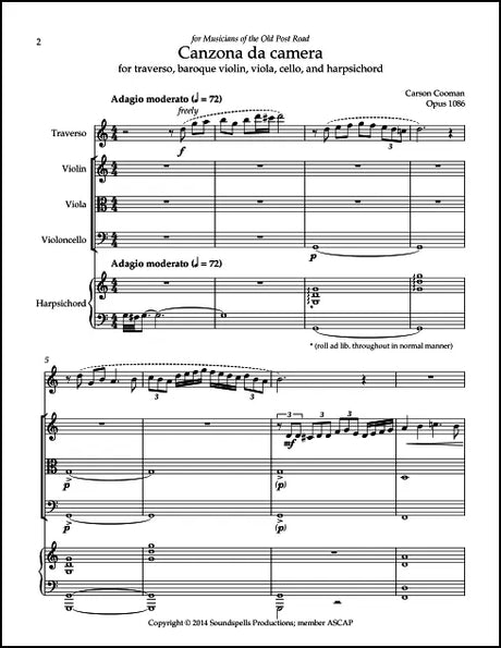 Cooman: Canzona da camera