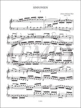 Bach: Sinfonias (Three-Part Inventions), BWV 787-801