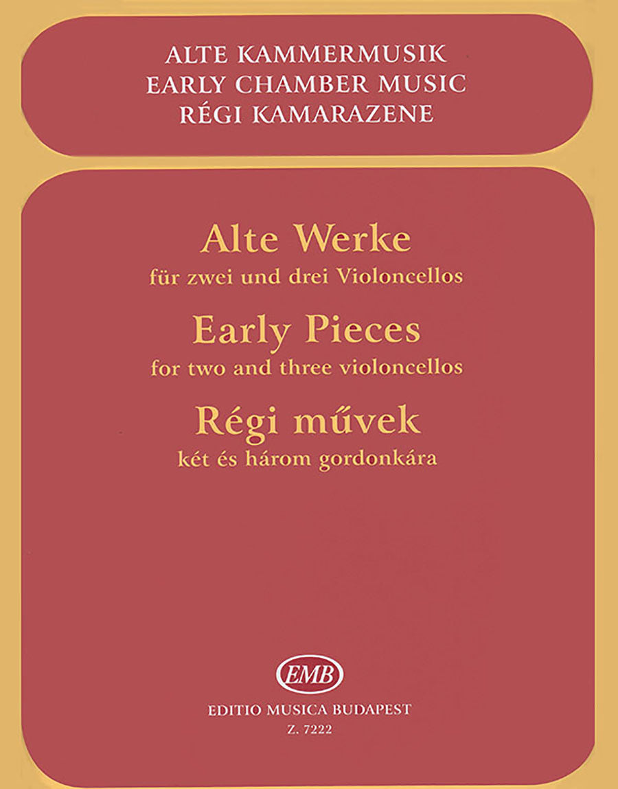 Early Pieces for 2 or 3 Cellos