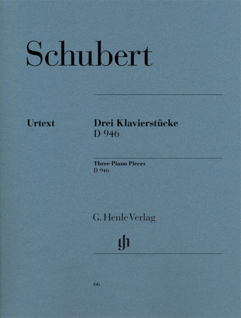 Schubert: 3 Piano Pieces (Impromptus), D 946 – Ficks Music