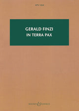 Finzi: In Terra Pax, Op. 39