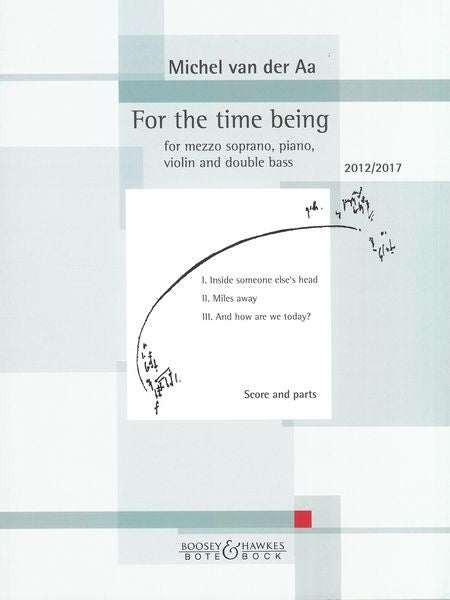 Van der Aa: For the Time Being