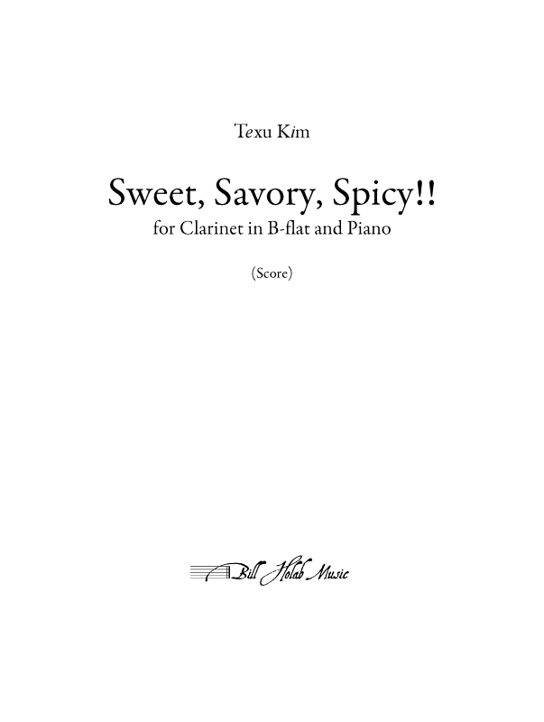T. Kim: Sweet, Savory, Spicy!!