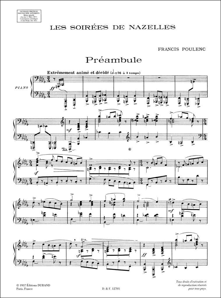 Poulenc: Les Soirées de Nazelles