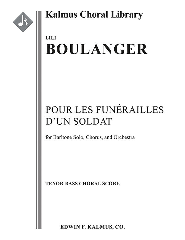 Boulanger: Pour les funérailles d'un soldat