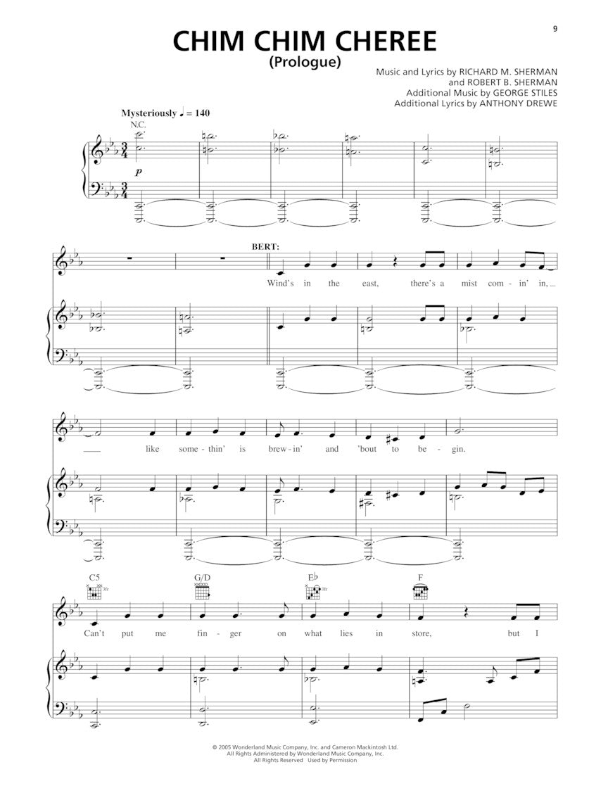 Mary Poppins - Selections from the Broadway Musical