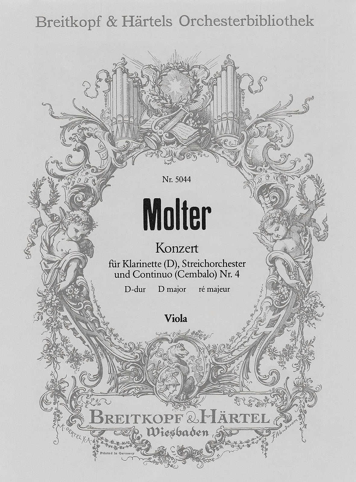 Molter: Clarinet Concerto No. 4 in D Major