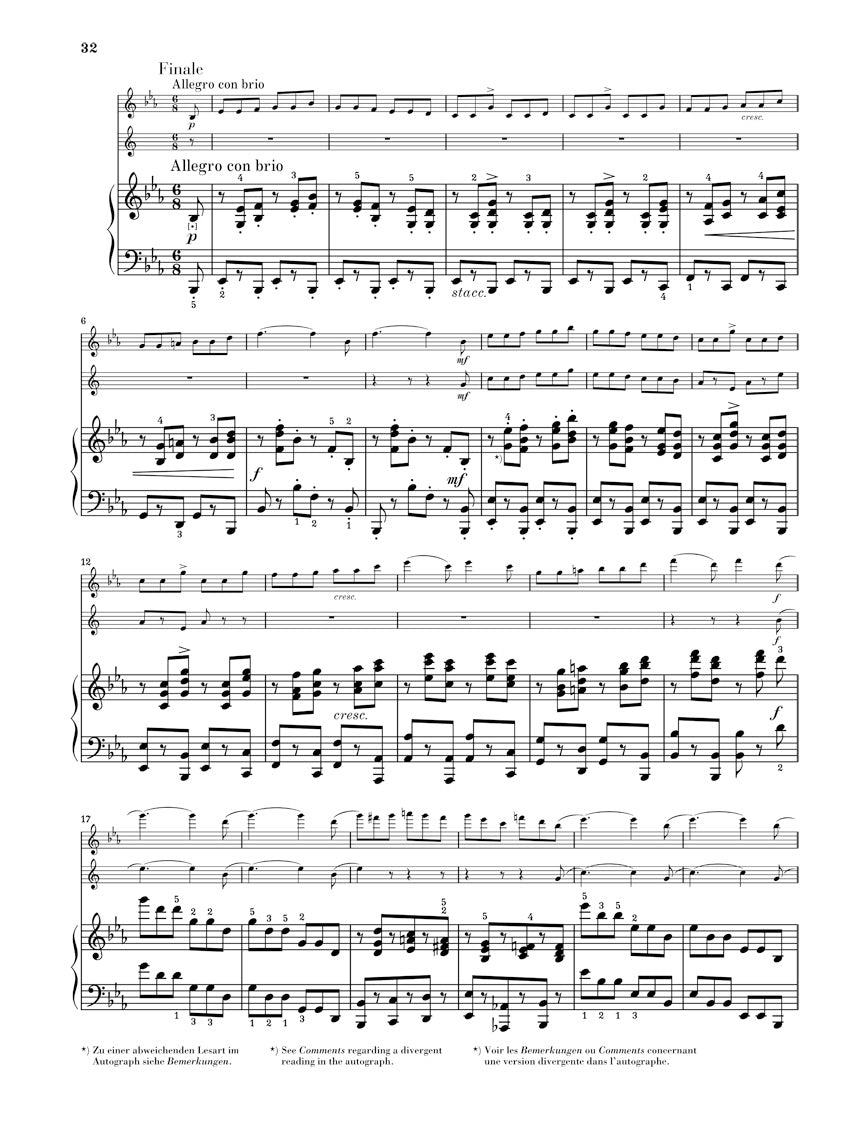 Brahms: Horn Trio in E-flat Major, Op. 40