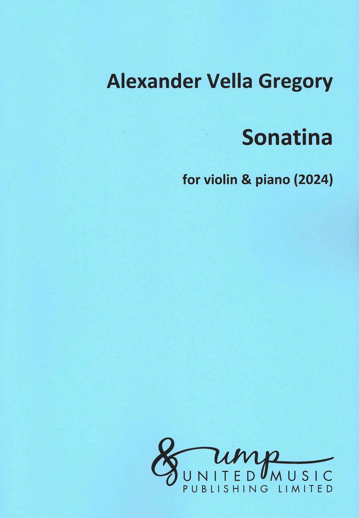 Vella Gregory: Violin Sonatina