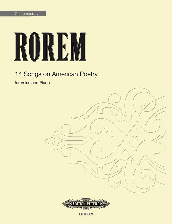 Rorem: 14 Songs on American Poetry – Ficks Music