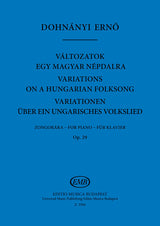 Dohnányi: Variations on a Hungarian Folksong, Op. 29