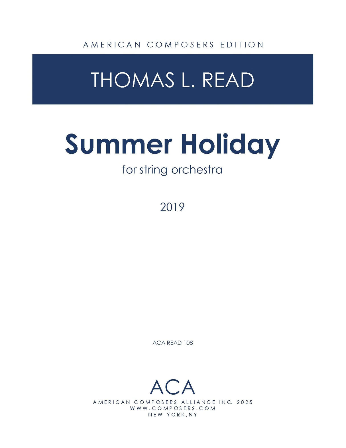 Read: Summer Holiday