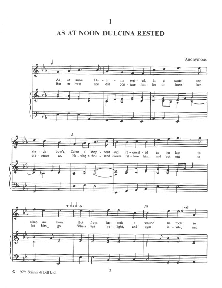 English Lute Songs - Volume 1