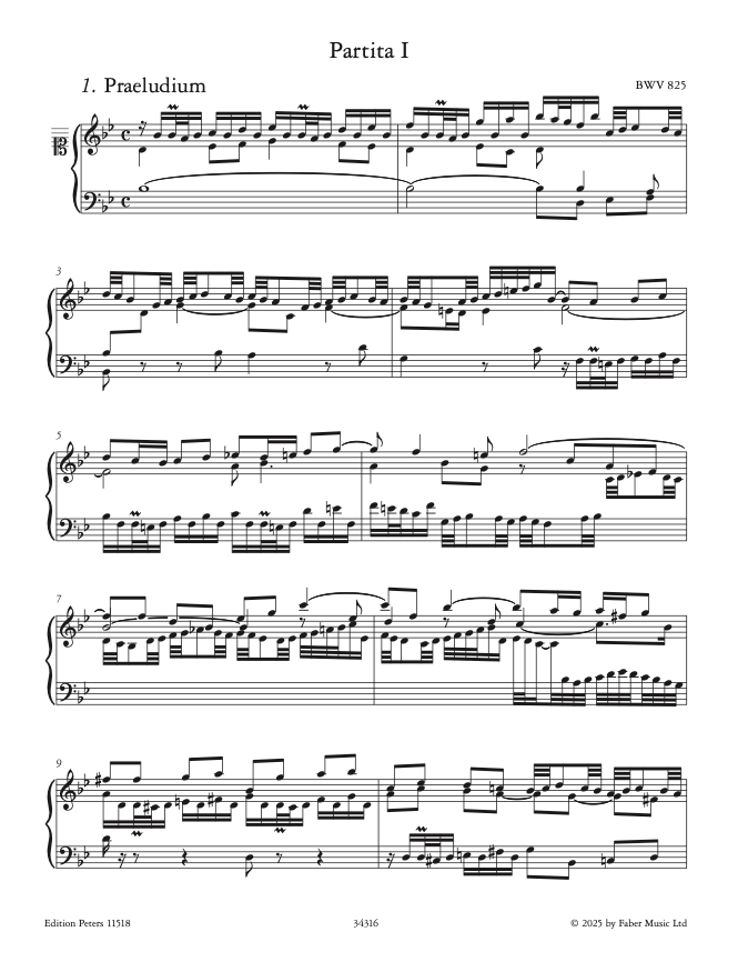 Bach: Six Partitas BWV 825–830