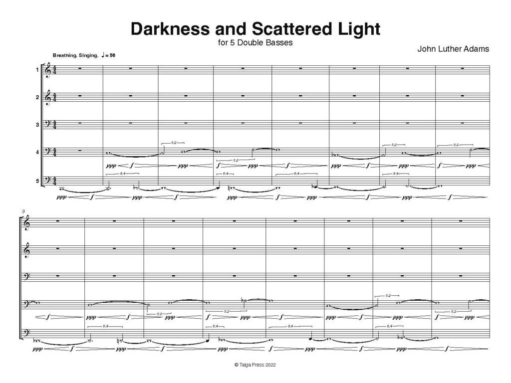 Adams: Darkness and Scattered Light