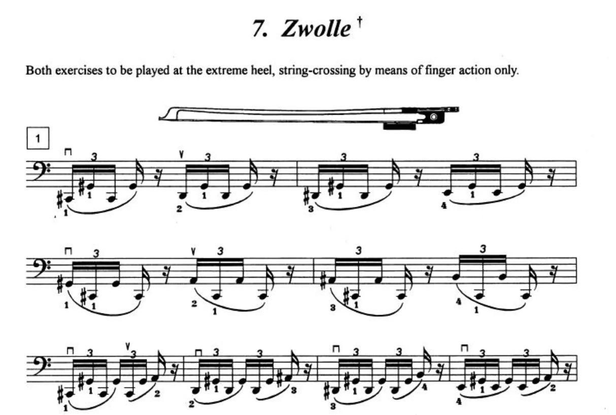 A Portfolio of Cello Exercises - Part 1