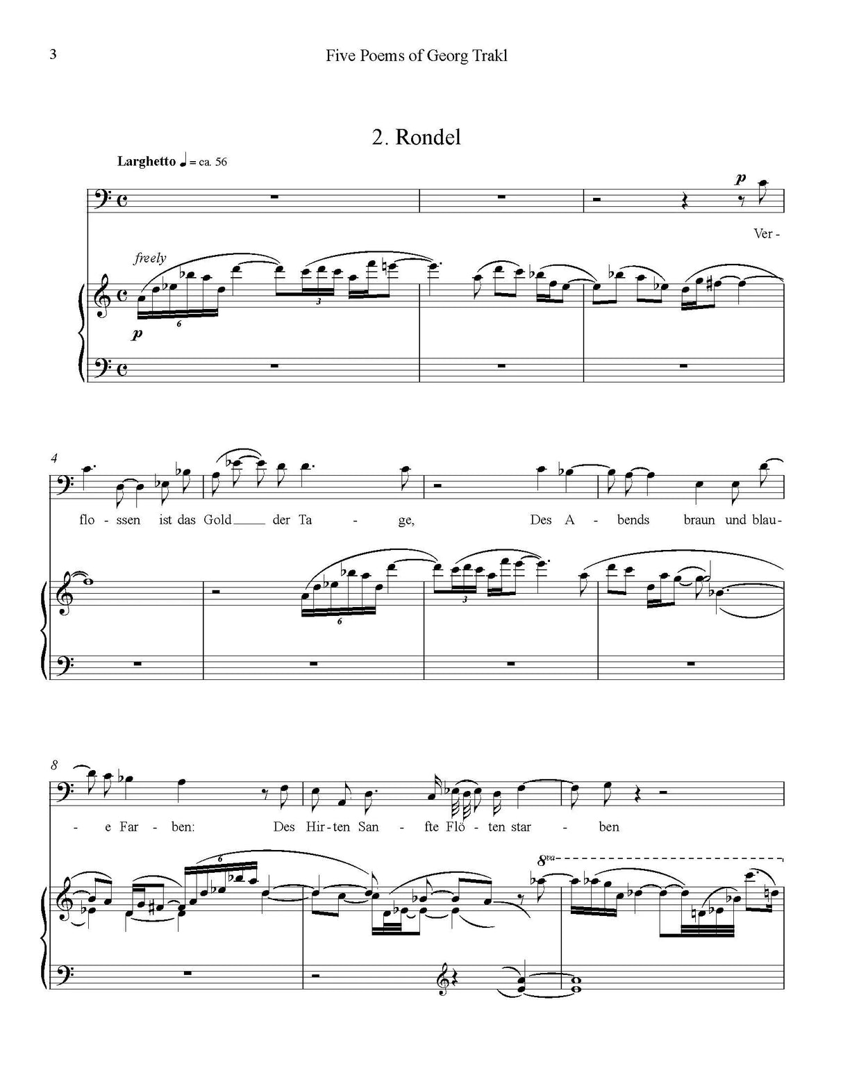 Shawn: Five Poems of Georg Trakl