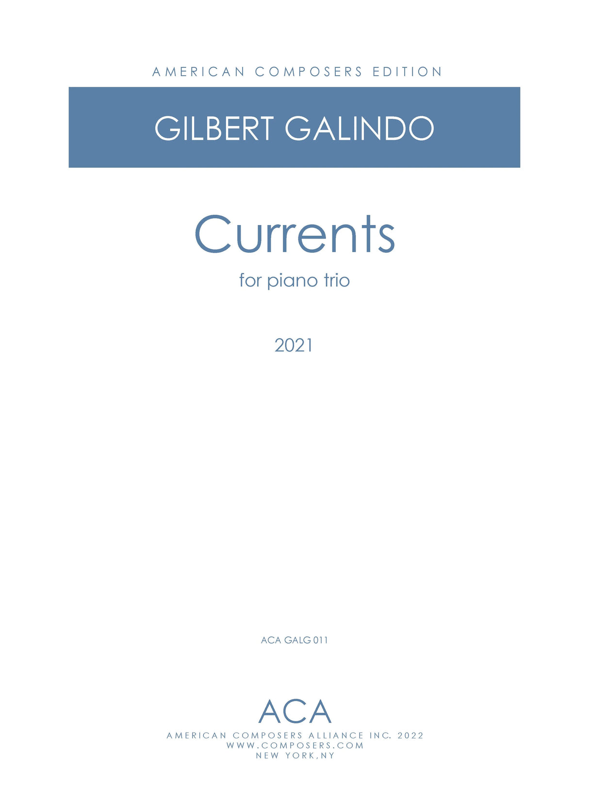 Galindo: Currents