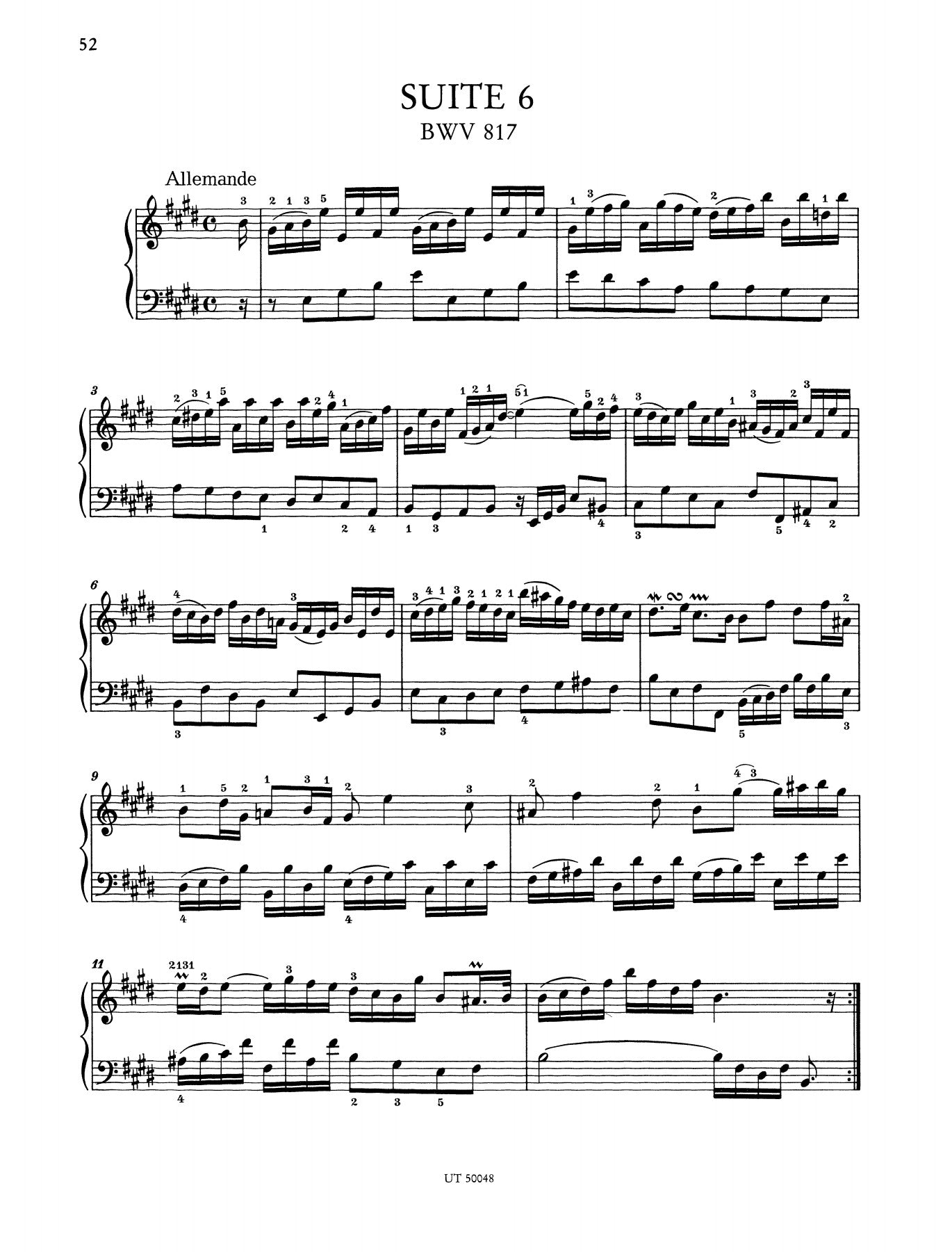 Bach: French Suites, BWV 812-817 – Ficks Music