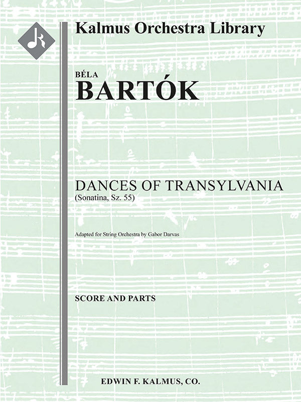 Bartók: Transylvanian Dances, Sz. 96 (arr. for string orchestra)