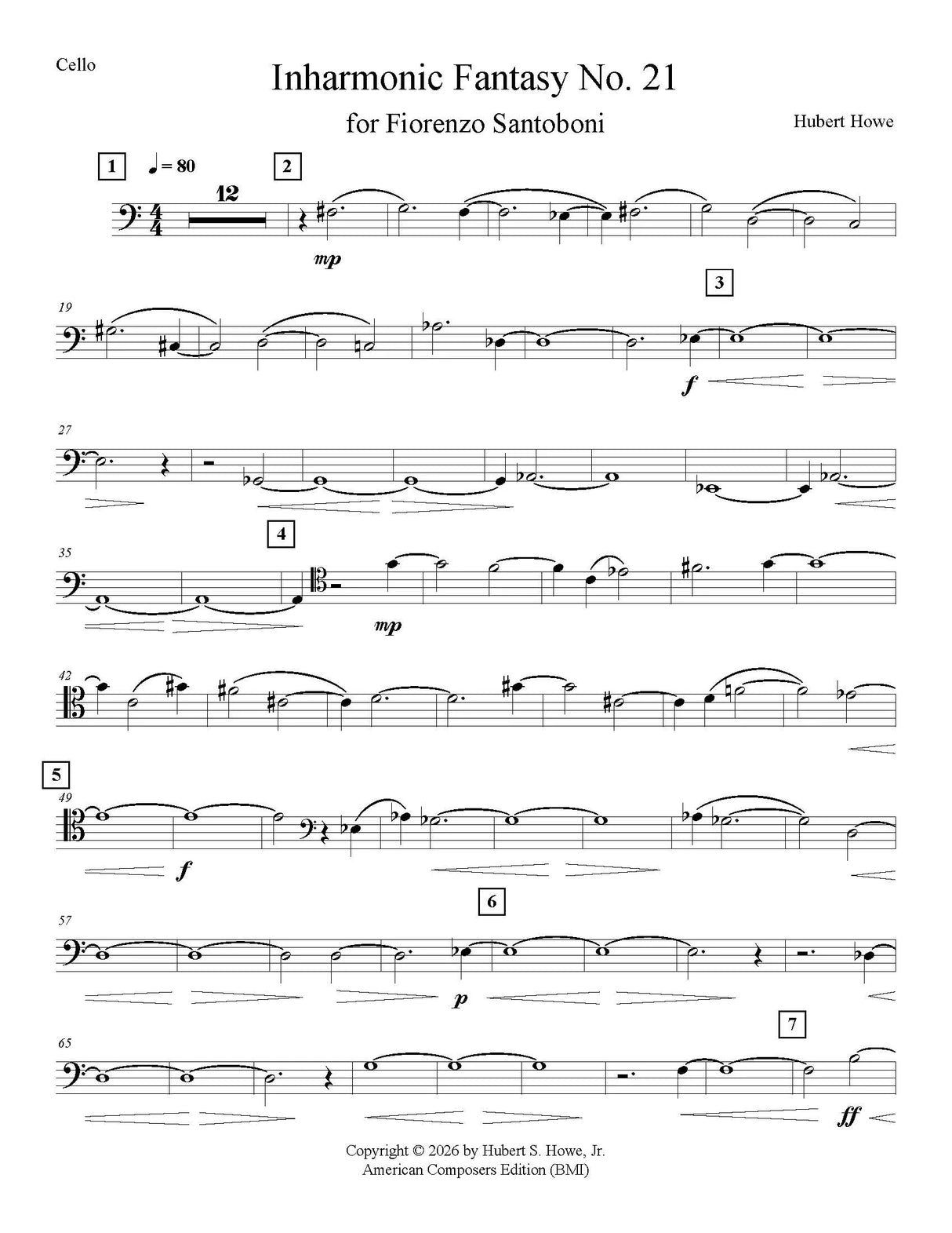 Howe: Inharmonic Fantasy No. 21