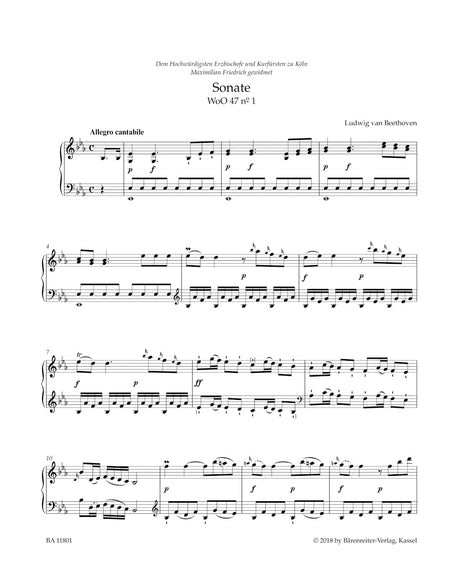 Beethoven: 3 Piano Sonatas, WoO 47