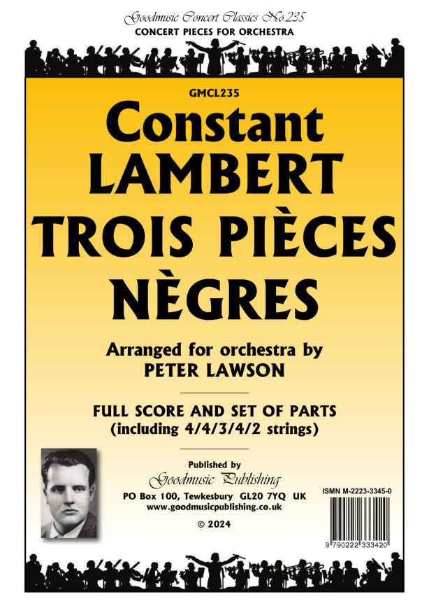 Lambert: Trois pièces nègres (arr. for orchestra)