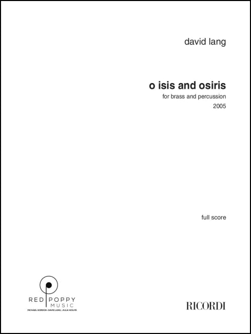 Lang: o isis and osiris