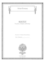 Dorman: Sextet (for trumpet, piano, and strings)