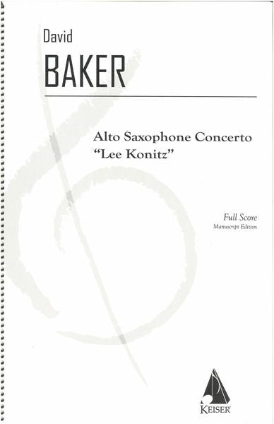 Baker: Alto Saxophone Concerto