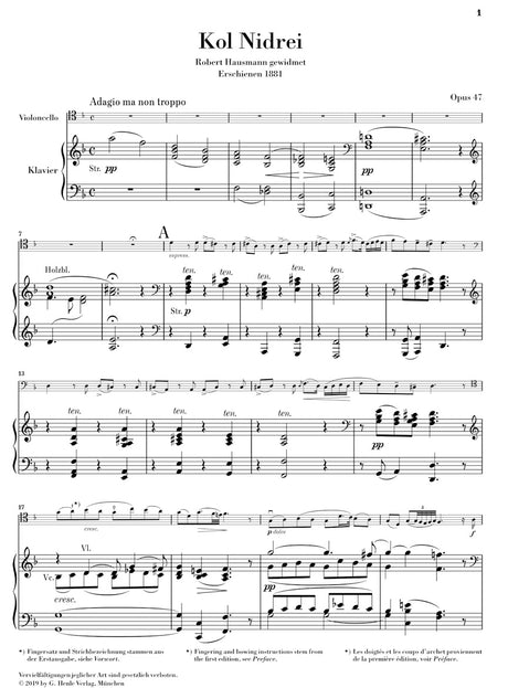 Bruch: Kol Nidre, Op. 47