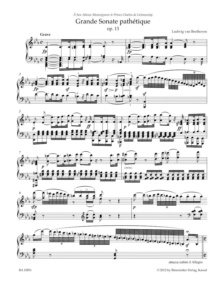 Beethoven: Piano Sonata No. 8 in C Minor, Op. 13 (