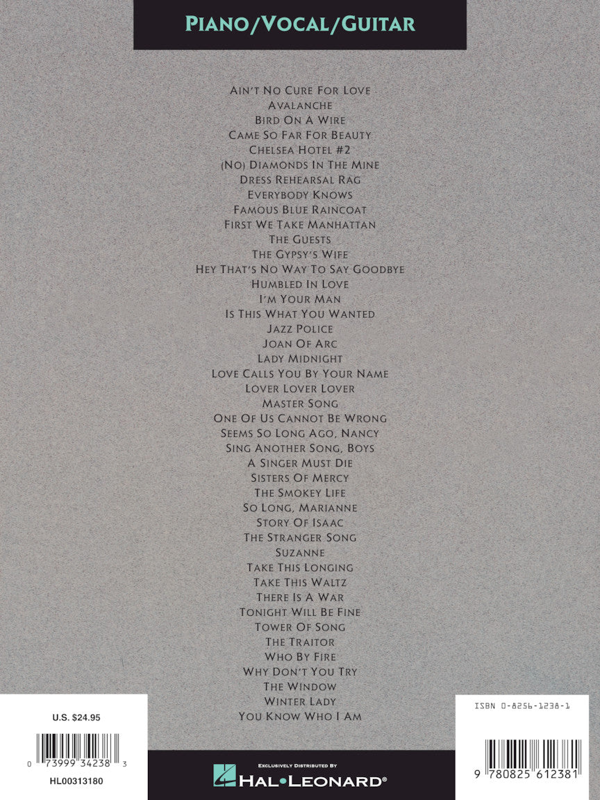 Leonard Cohen Anthology