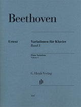 Beethoven: Piano Variations - Volume 1