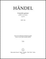 Handel: Concerto grosso in G Minor, HWV 324, Op. 6, No. 6