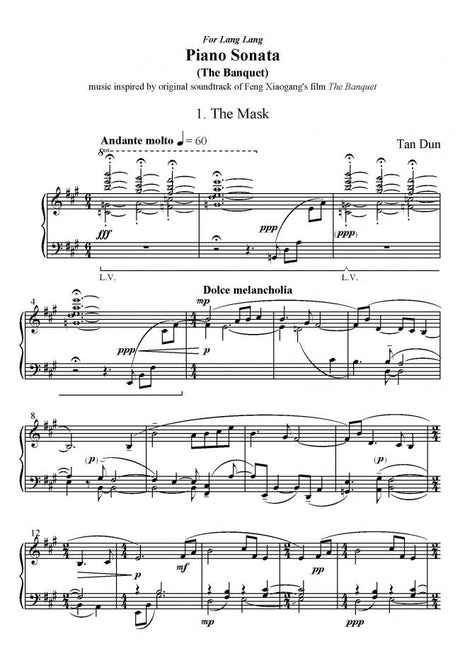 Tan: Piano Sonata (The Banquet)